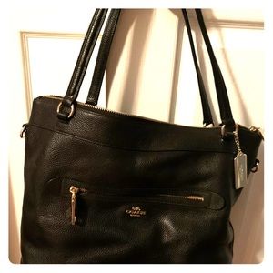 Black Coach shoulder bag